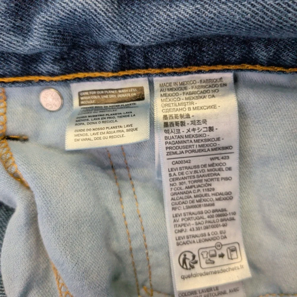 Levi's‎ 550 Relaxed Fit Tapered Leg Men's Jeans 38x30 Medium Wash Blue Denim